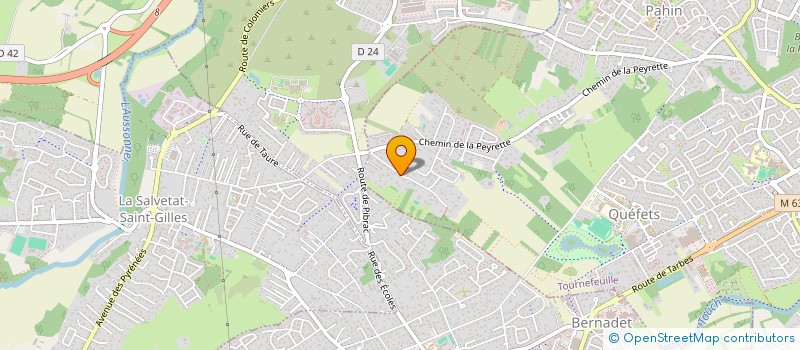 localisation de l'entreprise SOUNDCOACH  TOURNEFEUILLE