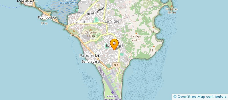 localisation de l'entreprise SOUNDIYA DE PAMANDZI à PAMANDZI