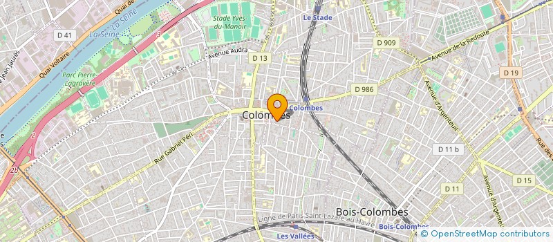 localisation de l'entreprise SOUNDLOAD PRODUCTION à COLOMBES