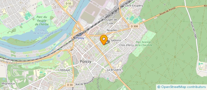 localisation de l'entreprise SOUNDOO SARL à POISSY
