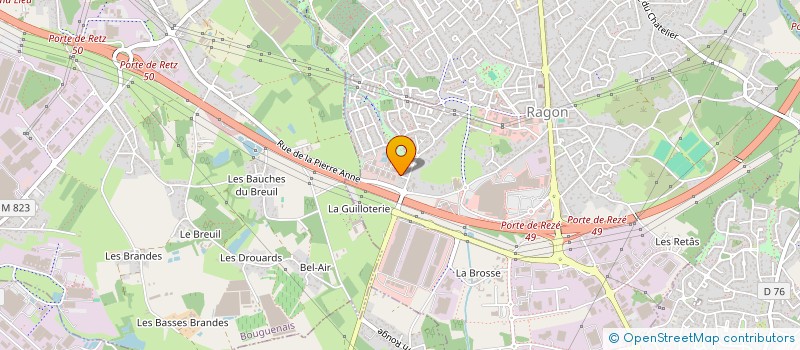 localisation de l'entreprise SOUNDOUCE à REZE