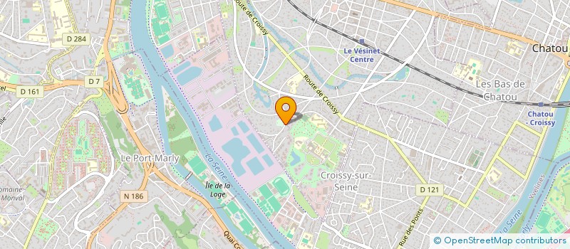 localisation de l'entreprise SOUNDPEAK  LE VESINET