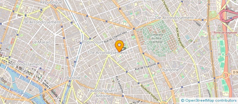 localisation de l'entreprise SOUNDRON ET CIE  PARIS