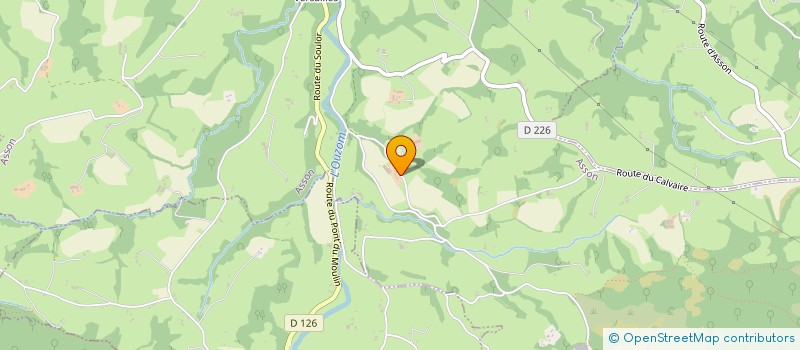 localisation de l'entreprise SOUNEJADE  ASSON