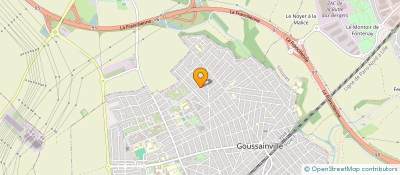 localisation de l'entreprise SOUNNAH  GOUSSAINVILLE