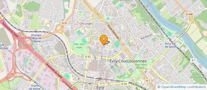 localisation de l'entreprise SOUNNAH PARTAGE à EVRY-COURCOURONNES