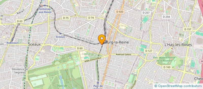 localisation de l'entreprise SOUPAL à BOURG-LA-REINE