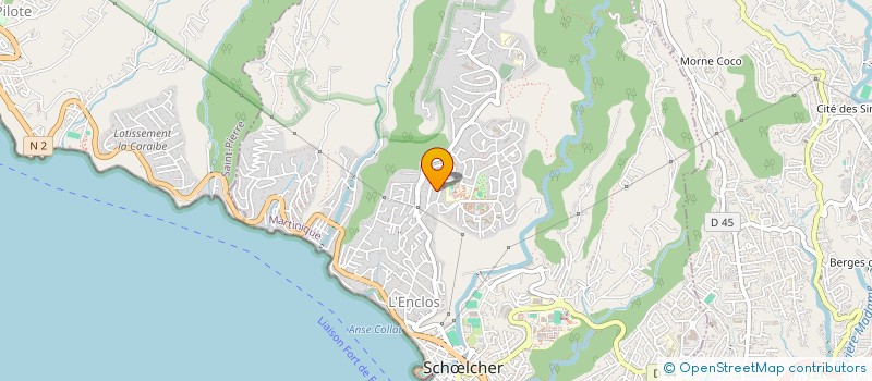 localisation de l'entreprise SOUPAMA SICOT  SCHOELCHER