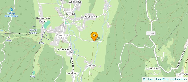 localisation de l'entreprise SOUPAPE  AUTRANS-MEAUDRE EN VERCORS