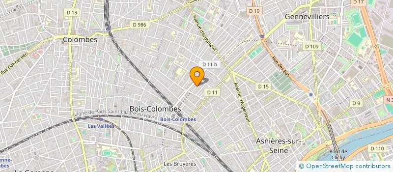 localisation de l'entreprise SOUPE à BOIS-COLOMBES