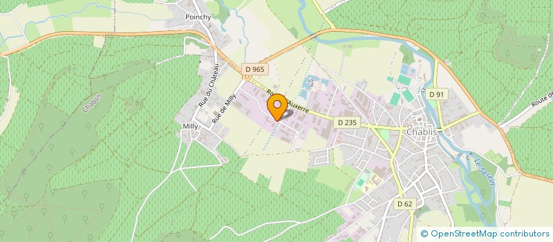 localisation de l'entreprise SOUPE  CHABLIS