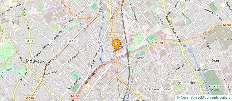 localisation de l'entreprise SOUPPART DISTRIBUTION FORMATION à TOURCOING