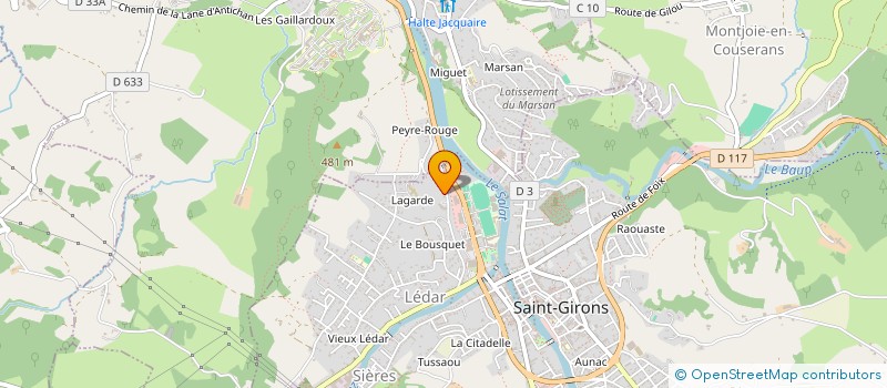 localisation de l'entreprise SOUQUE UD à SAINT-GIRONS