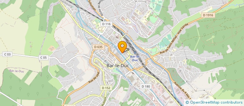 localisation de l'entreprise SOUQUET PRODUCTION à BAR-LE-DUC