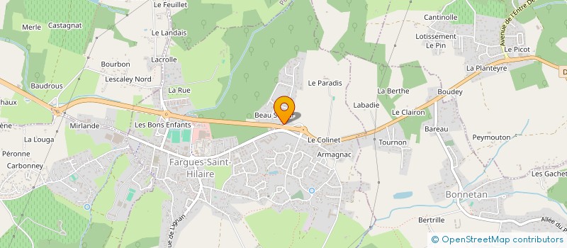 localisation de l'entreprise SOURAIDE  FARGUES-SAINT-HILAIRE