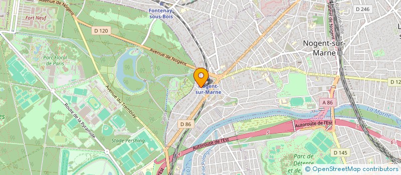 localisation de l'entreprise SOURCE 152  NOGENT-SUR-MARNE