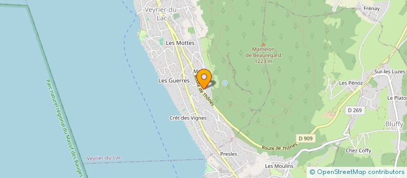 localisation de l'entreprise SOURCE  VEYRIER-DU-LAC