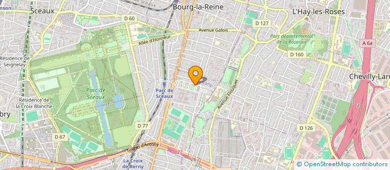 localisation de l'entreprise SOURCE D'EAU VIVE à ANTONY