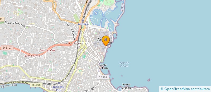 localisation de l'entreprise SOURCE D ENERGIE à ANTIBES