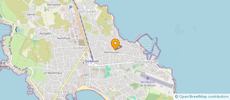 localisation de l'entreprise SOURCE D'EVEIL  QUIBERON