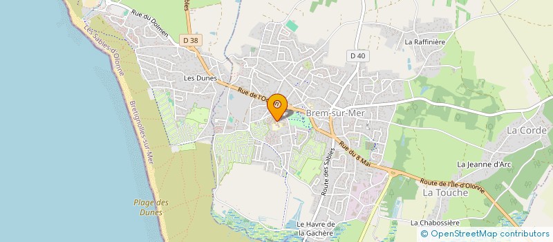 localisation de l'entreprise SOURCE DE L'AGARET à BREM-SUR-MER