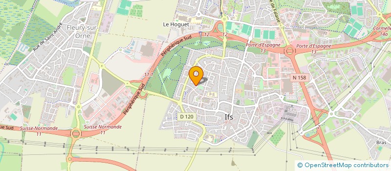 localisation de l'entreprise SOURCE DE VIE - SDV  IFS