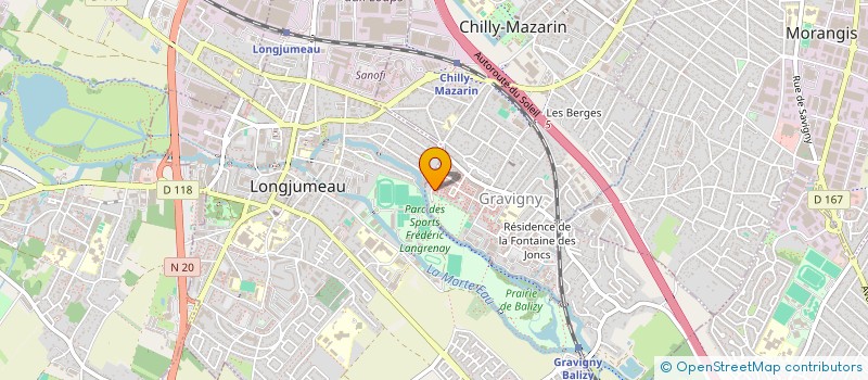 localisation de l'entreprise SOURCE DE VIES à CHILLY-MAZARIN