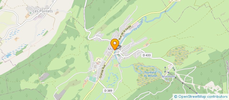 localisation de l'entreprise SOURCE DU DOUBS DEVELOPPEMENT à MOUTHE