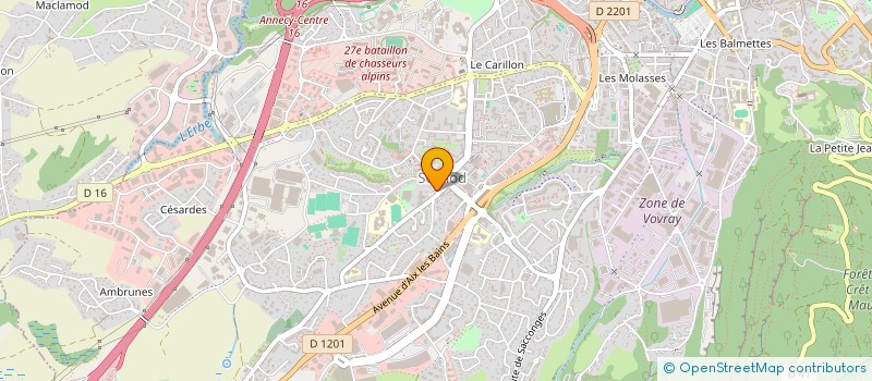 localisation de l'entreprise SOURCE ESSENCE à ANNECY