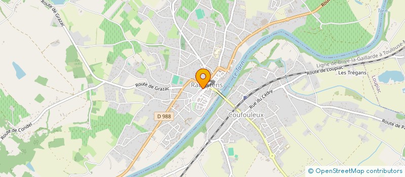 localisation de l'entreprise SOURCE ET RESSOURCES SARL  RABASTENS