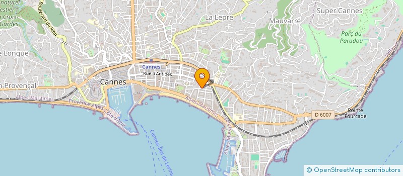 localisation de l'entreprise SOURCE IMMO à CANNES