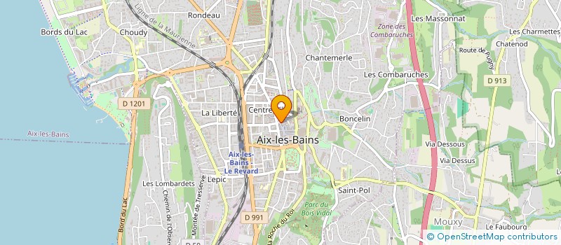 localisation de l'entreprise SOURCE IMMO  AIX-LES-BAINS