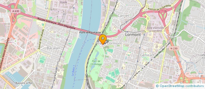 localisation de l'entreprise SOURCE IMMO  LORMONT