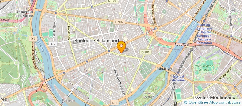 localisation de l'entreprise SOURCE PARFUMEE INSTITUT DE BEAUTE à BOULOGNE-BILLANCOURT