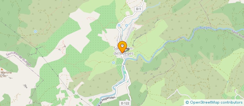 localisation de l'entreprise SOURCE & STREAM  SAINT-JEAN-DE-BUEGES