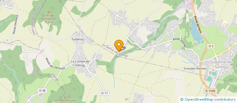 localisation de l'entreprise SOURCE TO MATCH  LA BALME-DE-SILLINGY