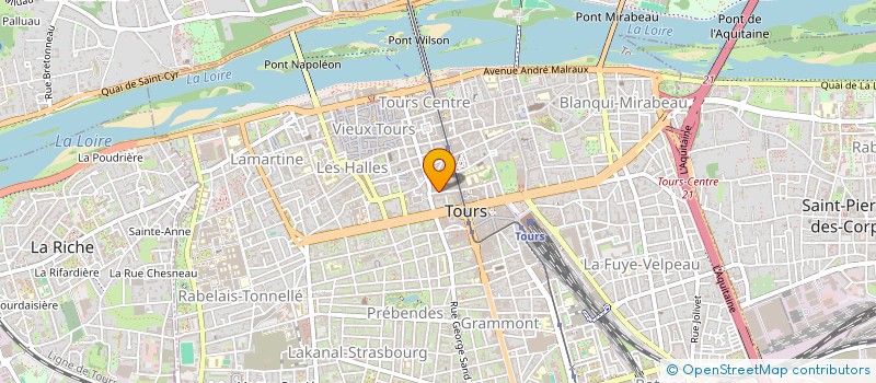 localisation de l'entreprise SOURCE TOURS  TOURS