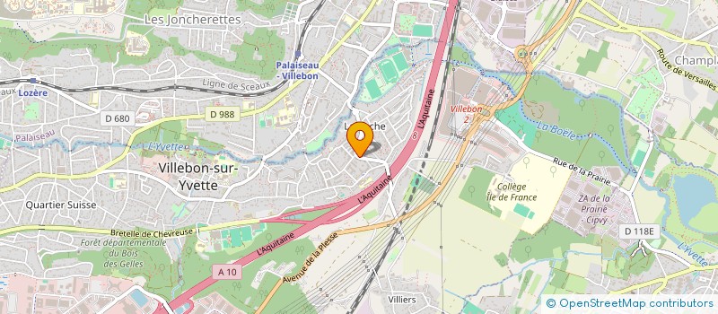 localisation de l'entreprise SOURCE TRANS FER à VILLEBON-SUR-YVETTE