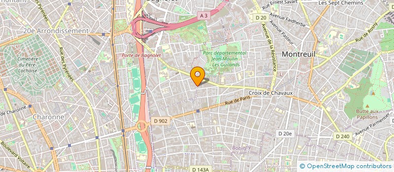 localisation de l'entreprise SOURCE VENTURES X LOYOLY  MONTREUIL