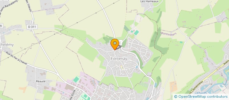 localisation de l'entreprise SOURCE VIVE  FONTENAY