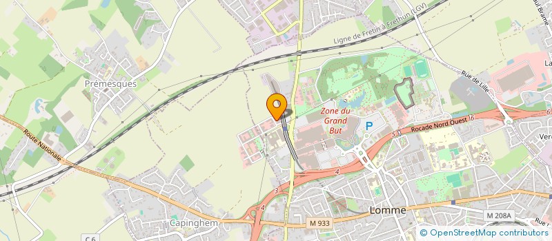 localisation de l'entreprise SOURCEAN GAMBETTA à LILLE