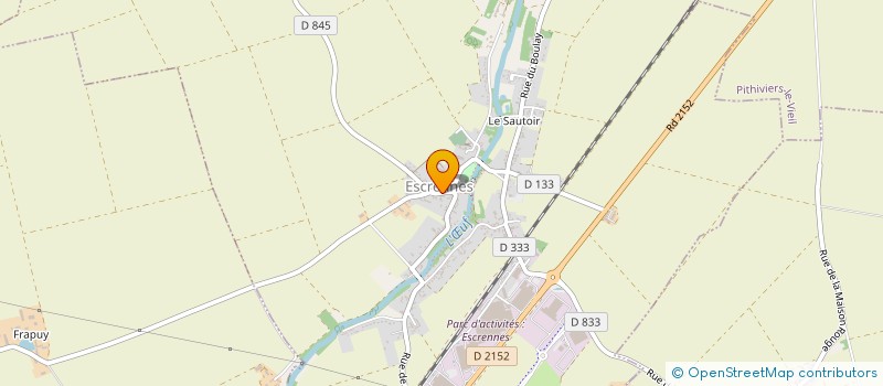 localisation de l'entreprise SOURCEAU SOURCEAU à ESCRENNES