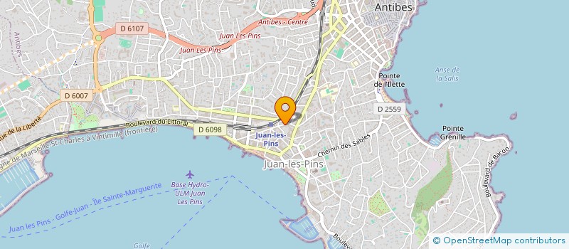 localisation de l'entreprise SOURCES à ANTIBES