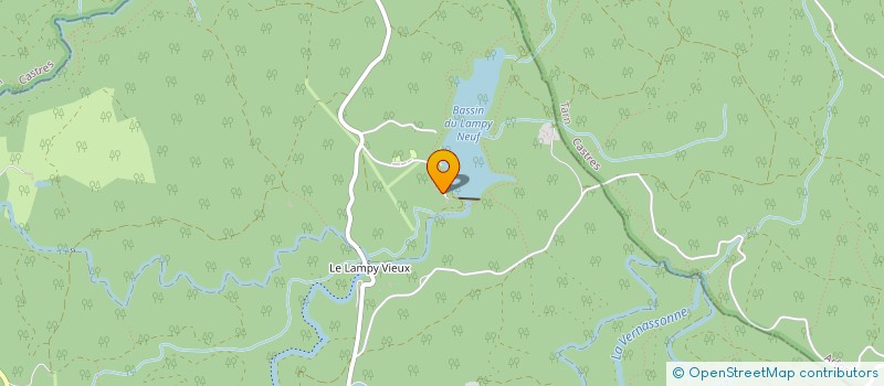 localisation de l'entreprise SOURCES  SAISSAC