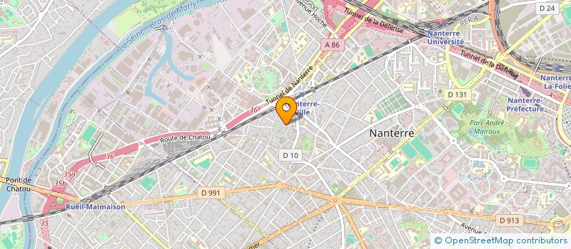 localisation de l'entreprise SOURCES à NANTERRE