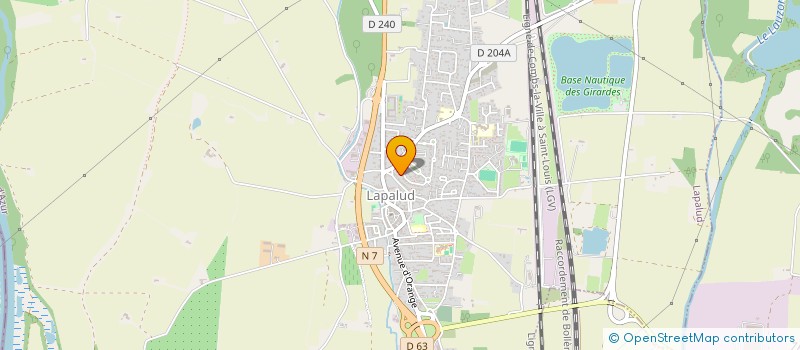 localisation de l'entreprise SOURCES D'EYMIEUX  LAPALUD