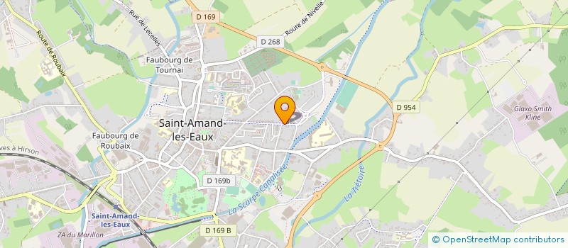 localisation de l'entreprise SOURCES DU COL ST JEAN à SAINT-AMAND-LES-EAUX