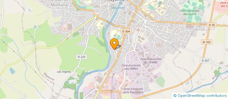 localisation de l'entreprise SOURCES ET RESSOURCES à MAYENNE