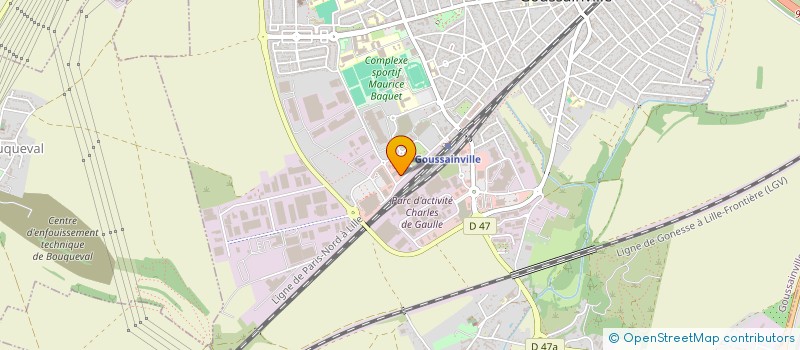 localisation de l'entreprise SOURCES ET VAPEURS D'ORIENT à GOUSSAINVILLE