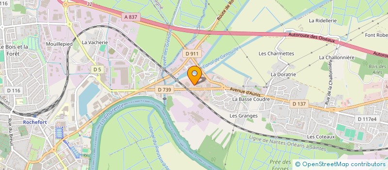 localisation de l'entreprise SOURCETEX à TONNAY CHARENTE